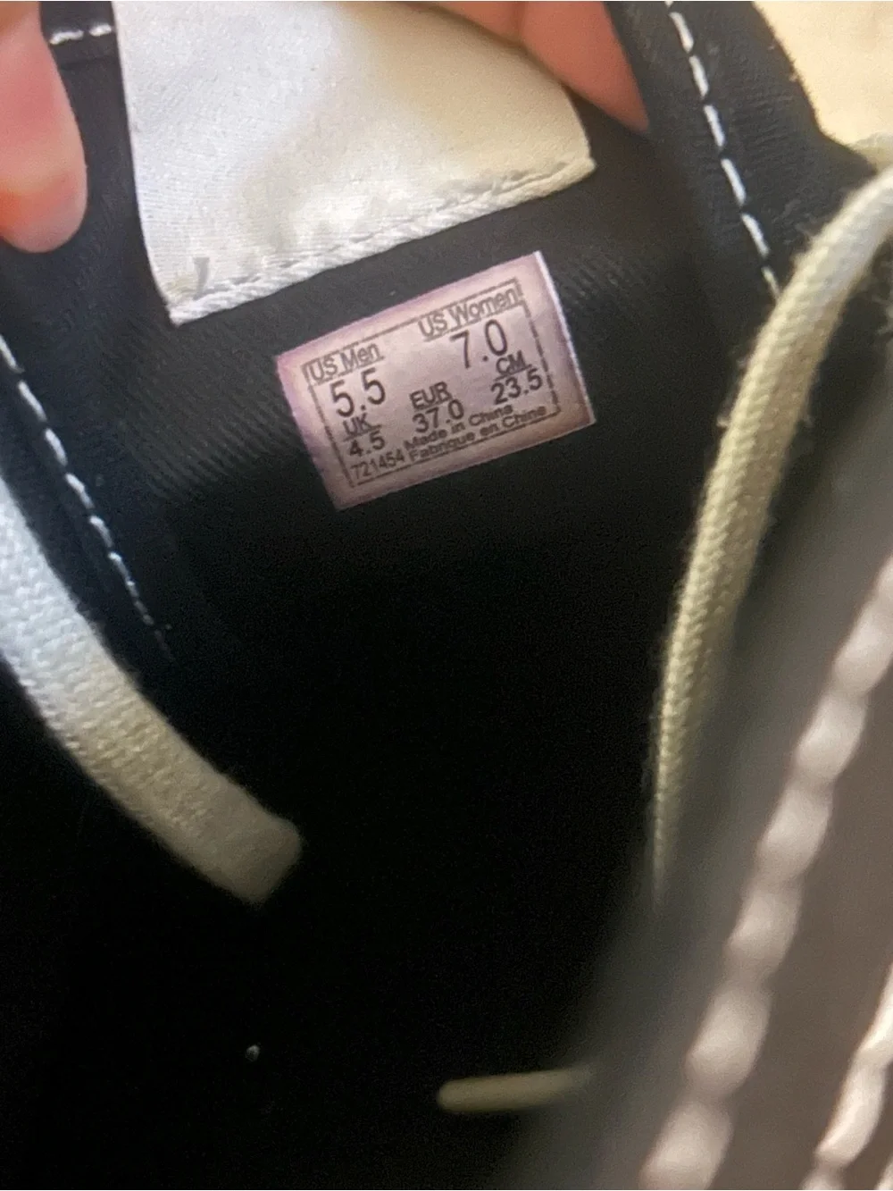 Vans Black High-Top Sneakers with White Laces